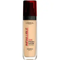 L'Oréal Infaillible 32H Fresh Wear pitkäkestoinen nestemäinen meikkivoide sävy 125 NATURAL BEIGE 30 ml