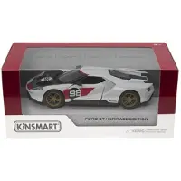 KINSMART Metallinen pienoismalli 2017 Ford GT (Heritage Edition), 1:38