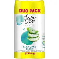 Gillette Satin Care Shaving Gel Sensitive Aloe Vera Glide