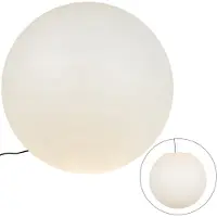QAZQA Moderni ulkovalaisin valkoinen 77 cm IP65 - Nura