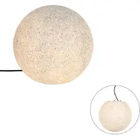 QAZQA Moderni ulkovalaisin harmaa 35 cm IP65 - Nura