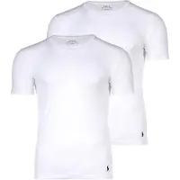 Ralph Lauren for man. 714835960002 Pack of two white Classic T-shirts (L), Casual, Homewear, Cotton, Short sleeve