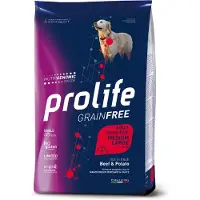 PROLIFE 2x10kg Naudanlihaa ja perunaa Grain Free Sensitive , viljaton