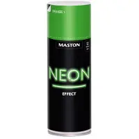 Maston Spraymaali NEON vihreä 400ml Neonväri sisä- ja ulkokäyttöön