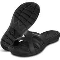 Aqua-Speed Naisten tossut Aqua Speed ​​​​Panama, musta