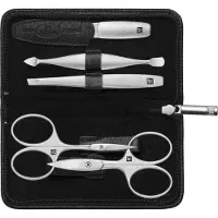 Zwilling Premium nahkakotelo musta 5-osainen Manikyyrisetti 5 kpl