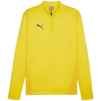 Puma Harjoituspaita Teamgoal 1/4 Vetoketju - Nopeampi Keltainen/musta, koko 3XL