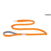 Amiplay Easy Fix Samba talutushihna, säädettävä, M, oranssi