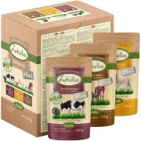 Lukullus 48x150g Mini mix: nauta & kalkkuna / peura & kani / siipikarja & lammas -koiranruoka