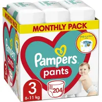 Pampers -housut poika/tyttö 3 204 kpl
