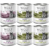 Wolf of Wilderness 6x800g Senior-lajitelma koiranruoka