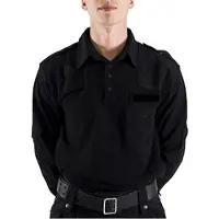 Robust Safety-Sec Dog Handler Piké - Long Sleeve (Color: Black, Size: Small)