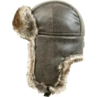 Avignon Flaps Hat Child Brown (Size: 51)