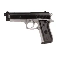 Cybergun PT92 Metalslide Spring Pistol 6mm - Dual Tone