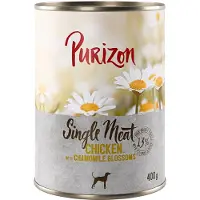 Purizon 6x400g Single Meat kana & kamomillankukka koiran märkäruoka