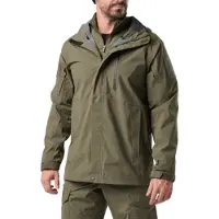 5.11 Tactical Force Rainshell Jacket (Color: Ranger Green, Size: Large)