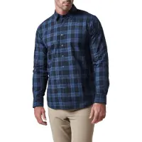 5.11 Tactical Igor Plaid Long Sleeve Shirt (Color: CBLT BLU PLD, Size: 2XL)