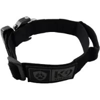 K9 Thorn Echo Cobra Leash with Grip (Color: Black, Size: XL)
