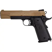 Cybergun Colt 1911 Combat GBB 6mm - Tan/Svart