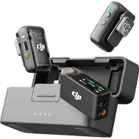 DJI Mic 2 langaton lähetin + vastaanotin + latauskotelo pakkaus (mus.)