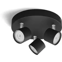 Philips STAR -kohdevalaisin, pyöreä, 3 x 4,5 W, 2700K