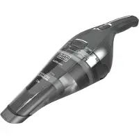 Black & Decker BLACK+DECKER Dustbuster Lithium NVC220WC 0.385L 7.2V 2Ah pussiton -käsikäyttöinen imuri, kromi, titaani, läpinäkyvä