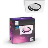 Philips Hue Centura BT upotettu spottivalo Neliö 1X5.7W, valkoinen