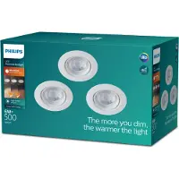 Philips Impala Ceiling valaisin 6 W 3 kpl (valkoinen)