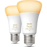 Philips Hue White A60 E27-älylamppu 1 100 lumen 2 kpl