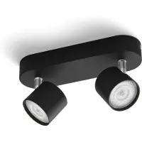 Philips Star LED-kohdevalaisin 2X4,5W, musta
