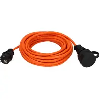 Brennenstuhl 1169930 power extension 10 m 1 AC outlet(s) Outdoor Orange (1169930)
