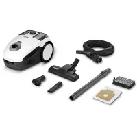 Karcher VC 2 - Pölynimuri - 700 W - HEPA 13 - 76 dB - Imuletku 1,5 m kaarevalla kahvalla