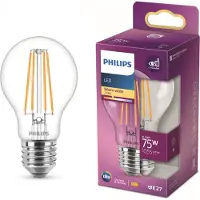 Philips A60 LED-lamppu, E27, 8.5 W, kirkas