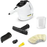 Kärcher SC 1, Sylinterillinen höyrypuhdistin, musta, Valkoinen, 4 m, 200 ml, 1200 W, 220-240 V