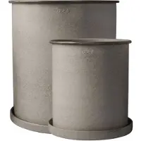 DBKD Plant pot -ruukku large 2-pakkaus Beige