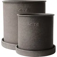 DBKD Plant pot ruukku pieni 2 kpl Brown