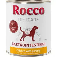 Rocco 6x800g Diet Care Gastro Intestinal Chicken with Parsnip -koiranruoka