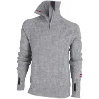 Ulvang Unisex Rav Sweater With Zip Grey Melange XS
