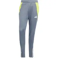 Adidas Urheiluhousut 'Tiro 24' sitruuna / harmaa / offwhite
