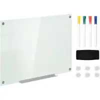 EStore Lasitaulu 90x60cm kynillä, magneeteilla ja hyllyllä