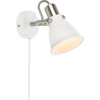 Markslöjd - Alton Seinävalaisin 20 cm Valkoinen/Kromi