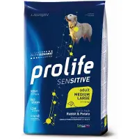 PROLIFE 2x10kg Rabbit & Potatoes Sensitive kuivaruoka koirille