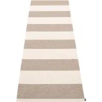 Pappelina Bob Matto 70x225 Cm Mud/vanilla - Kuviolliset matot Pvc Vanilja - BO6B722