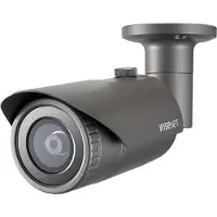 Hanwha QNO-8020R, IP-turvakamera, Ulkona, Langallinen, Katto/seinä, Harmaa, Luoti (muoto)