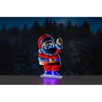 24hShop Kynttiläkoriste Peilikynttilä Joulupukki Joulupukki
