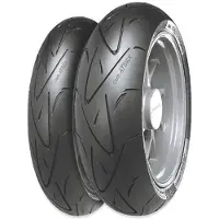Continental Contisportattack Tl 58w Sportti Moottoripyörän Eturengas