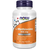 Now L-Methionine 500 mg 100 kpl