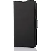 Wave BookCase -suojakotelo, Samsung Galaxy S23, musta