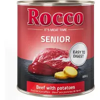 Rocco 6x800g Senior nauta & peruna koiranruoka