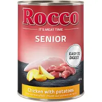 Rocco 6x400g Senior kana & peruna koiranruoka